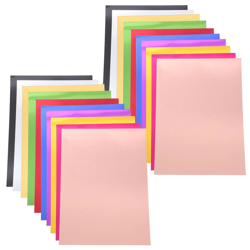  20 Sheets Scrapbook Paper Pads Colour for Craft Cardstock Colored - Image 1 of 4