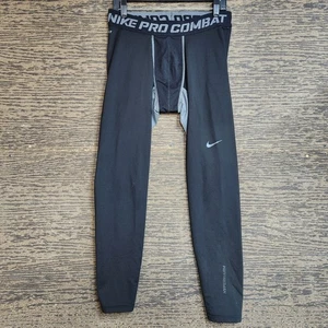 Nike Pro Combat Dry-Fit Hyperwarm Hose Herren Größe Medium Kompression Basisschicht - Bild 1 von 11