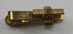 Vintage Tie Bar 1.25" Satellite Tie Clip Space Exploration - Picture 1 of 2