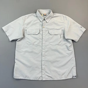 Merrell Shirt Mens XL Gray Short Sleeve Lightweight Hiking Outdoor Casual Y2K - Picture 1 of 11