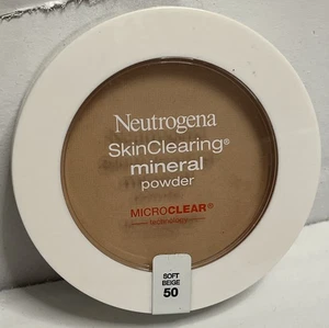 Neutrogena Skin Clearing Mineral Powder 50 Soft Beige - Picture 1 of 2