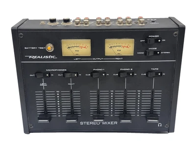 Realistic 32-1101A Portable Stereo Mixer Console 0460783 - Bild 1 von 4