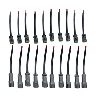 20x Heavy Duty Deutsch DT DTP Male/Female Adapters Connectors Pigtails Wiring B1 - Image 1 of 4