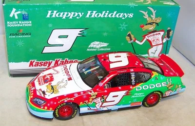 1:24 ACTION 2007 #9 SAM BASS HOLIDAY CHRISTMAS DODGE DEALERS CHARGER KASEY KAHNE - Image 1 of 4