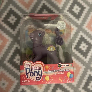 NUEVO 2004 G3 My Little Pony Joya Cumpleaños ABRIL NIEBLA Juguetes R Us Exclusivo - Imagen 1 de 6