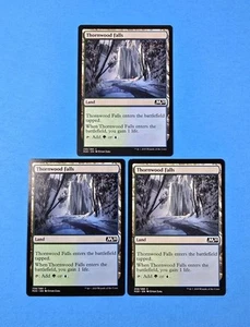 3x Thornwood Falls Core Set 2020 Mtg Magic Gathering Card Dual Land 258 - Picture 1 of 2