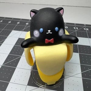 Funko 2017 Black Cat Banana Vinyl Figure Bananya Series BNP Kawaii Toy Rare - Picture 1 of 5
