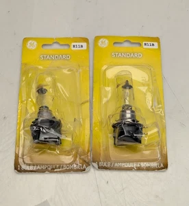 Pack of 2 G.E. Standard H11B Basic Replacement Bulb Halogen Capsule 12V H11BBP - Bild 1 von 7
