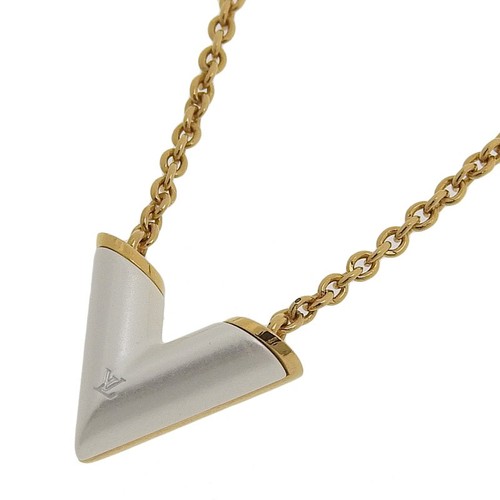 LOUIS VUITTON（LV） Collana LOUIS VUITTON Essential V Perla Fazione Gp Colore Oro Bianco M69618Arriv