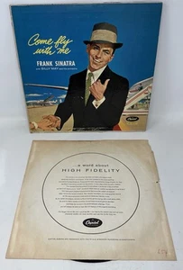Frank Sinatra Come Fly With Me 1958 Vinyl LP Capitol W-920 - Foto 1 di 17