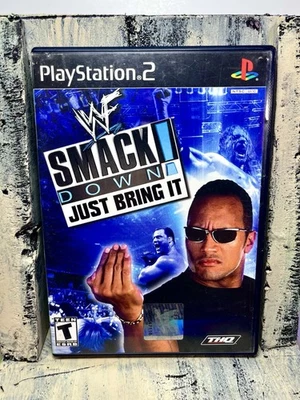 WWE SmackDown Just Bring It (Sony PlayStation 2, 2002) - Case & Working Disc! - Image 1 of 4