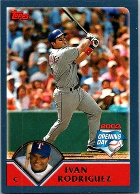 2003 Topps Opening Day #82 Ivan Rodriguez - Image 1 of 2