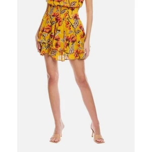 NWT Women's A.L.C. Bohemian Vera Silk Ruffled Floral Pattern Mini Skirt size 2 - Picture 1 of 5