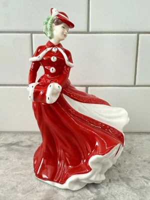 ROYAL DOULTON Pretty Ladies Collection "Christmas Celebration" FIGURINE 6.50” - Image 1 of 4
