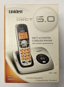 Uniden Dect 6.0 Digital Cordless Phone W/Handset SpeakerPhone - Picture 1 of 6