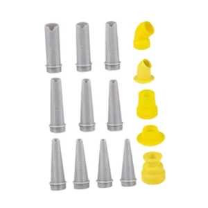 Caulking Nozzle Set Applicators Caulking Accessories Easy to Use 10 Sizes Nozzle - Picture 1 of 6