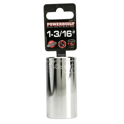 Powerbuilt 1/2 Inch Drive x 1-3/16 Inch 6 Point Deep Socket - 940113 - Image 1 of 4