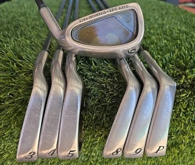 GARY PLAYER GPX-Ti 162 OVERSIZE Titanium Iron Set 3-PW RH Graphite Reg * No 7 - Image 1 of 4