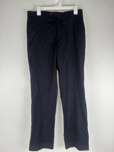 Lauren Ralph Lauren Navy 100% Wool Dress Pants Men’s Size 32X30 Indonesia - Picture 1 of 7