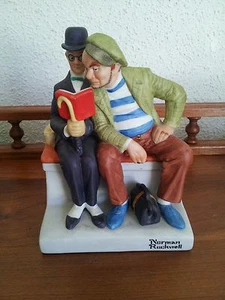 12 Norman Rockwell Figurine"The Interloper" from the Danbury Mint - Picture 1 of 2
