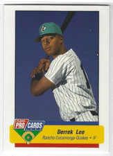 1994 Rancho Cucamonga Quakes (Class A-San Diego Padres) Derrek Lee