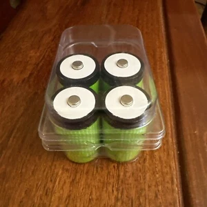 Amazon Basics 4-Pack Rechargeable D Cell NiMH Batteries, 10000 mAh New. - Picture 1 of 4