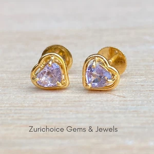 Handcrafted 18K Gold Earing Stylish Jewelry Women Fast Shipping Perfect for Ever - Picture 1 of 7