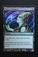 Magic The Gathering MTG NIGHT'S WHISPER FOIL Fifth Dawn LP Lightly Played