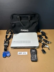 CASIO MODEL XJ-A255V ULTRA PORTABLE LED W/ BAG AND REMOTE CONTROL - Picture 1 of 13