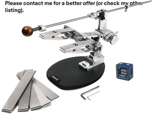 TSPROF Kadet Pro Version T Sharpening Kit Diamond Plates Inclinometer - Picture 1 of 9
