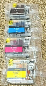 Compatible con Brother LC203 Negro + Cian + Magenta + Amarillo - Imagen 1 de 2
