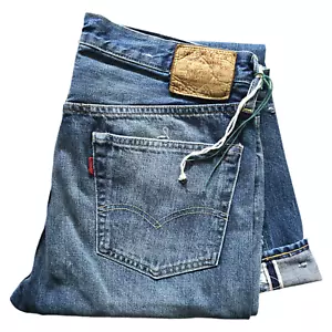 New 278$ LVC Levi's Vintage Clothing 1954 501 W34 Selvedge Big E SS19 - Photo 1/13