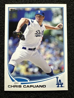 Chris Capuano #191 2013 Topps Serie 1 Béisbol CANTIDAD Los Angeles Dodgers Foto 1 de 2