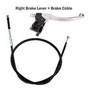 For 2003 Yamaha PW 80 Silver Front Brake Lever Perch Cable Line - Picture 1 of 1