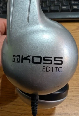 Koss ED1TC Headband Headphones - Silver/Black - Image 1 of 2