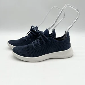 Zapatillas deportivas informales Allbirds Tree Runners de lana con cordones azul marino talla 7 - Imagen 1 de 9