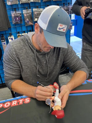 David Freese SIGNED 2011 St. Louis Cardinals World Series MVP Bobblehead JSA - Image 1 of 4