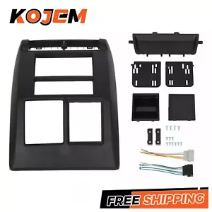 Radio panel de recorte bisel de tablero central de doble din para Jeep Wrangler TJ 97-2002 - Imagen 1 de 11