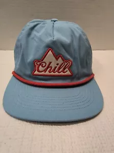 Coors Baseballkappe Light Snapback Blue Chill Patch Flat Brim 100 % Baumwolle - Bild 1 von 8