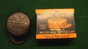 1950s NOS Davol Milk Cream Bottle Cap No 170 - Imagen 1 de 3