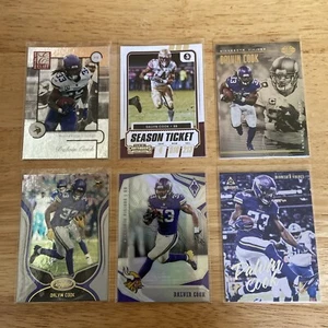 Lote de 6 tarjetas de fútbol americano Dalvin Cook Vikings Luminance Phoenix Certified Elite - Imagen 1 de 1