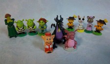 Shrek Dragon Pig Blind Mice Ogre Fiona 2.5-4" Wolf Cake Topper Toy