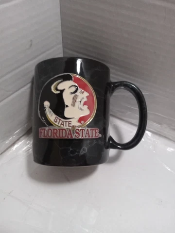 Florida State University Seminoles Coffee Mug FSU Black Cup with 3-D design new! Cover