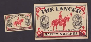 Altes Streichholzetikett Australien BN29856 the Lancier Horse  - Bild 1 von 1
