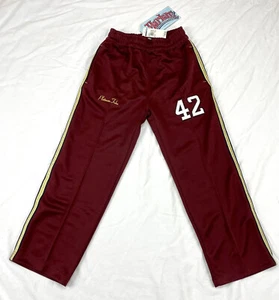 🏀 Harlem Globetrotters Limited Edition Burgundy Pants Sz 8-10 - Picture 1 of 5