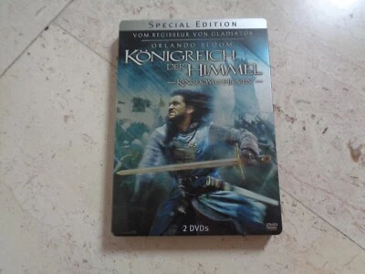 KINGDOM OF HEAVEN Orlando Bloom Ridley Scott SteelBook 3 Disc Blu-ray DVD Foto 1 de 4