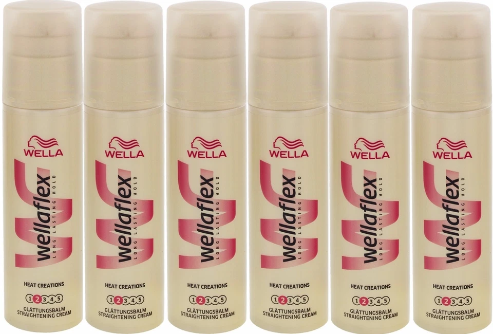 Crema alisadora WellaFlex Heat Creation (6 x 100 ml) Wella Heat Defence Foto 1 de 1