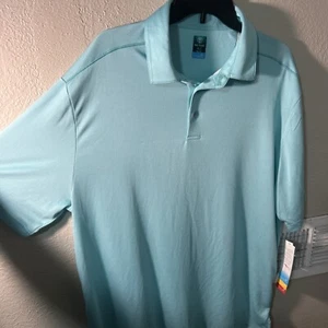 Mens Turquoise Blue Pro Tour Cool Play Golf Shirt Size XLT - Picture 1 of 4