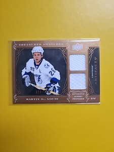 2009-10 Artifacts Treasured Swatches #TSSM Martin St. Louis RARE! /199