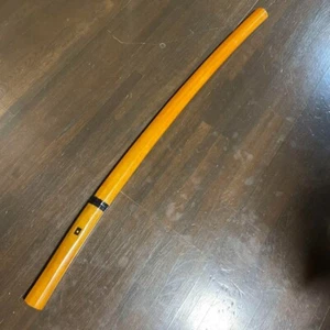 Imitation Japanese Sword Katana white wood Scabbard varnish coating fromjapan - Picture 1 of 19